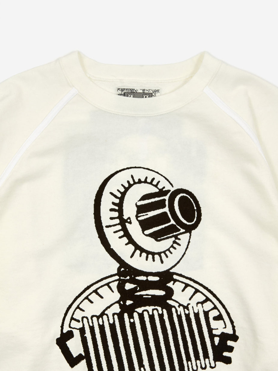 Cav Empt C.E Cav Empt MD Qcontroller Light Crewneck Sweatshirt - White - White