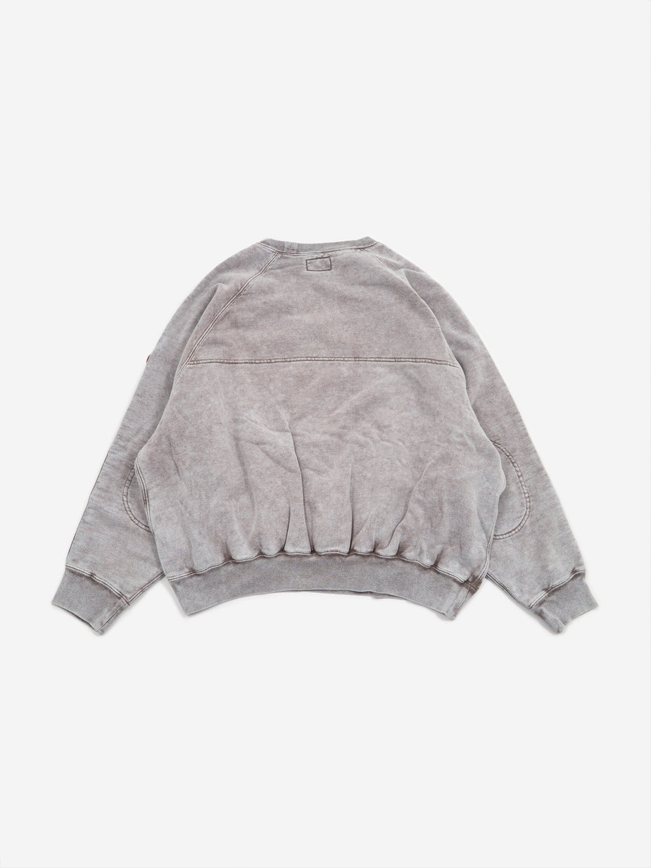 Cav Empt C.E Cav Empt Overdye Double Face Crewneck Sweatshirt - Beige - Neutrals