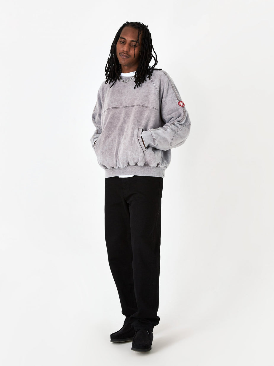 Cav Empt C.E Cav Empt Overdye Double Face Crewneck Sweatshirt - Beige - Neutrals