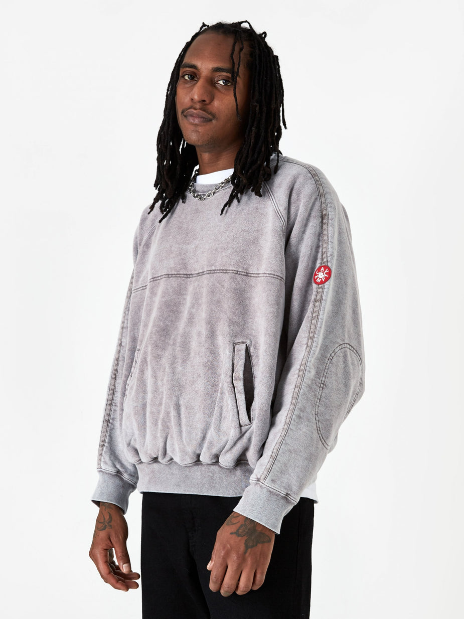 Cav Empt C.E Cav Empt Overdye Double Face Crewneck Sweatshirt - Beige - Neutrals