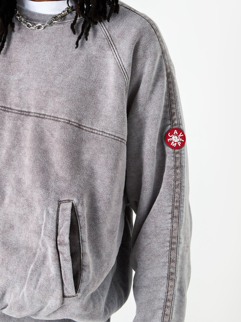 Cav Empt C.E Cav Empt Overdye Double Face Crewneck Sweatshirt - Beige - Neutrals