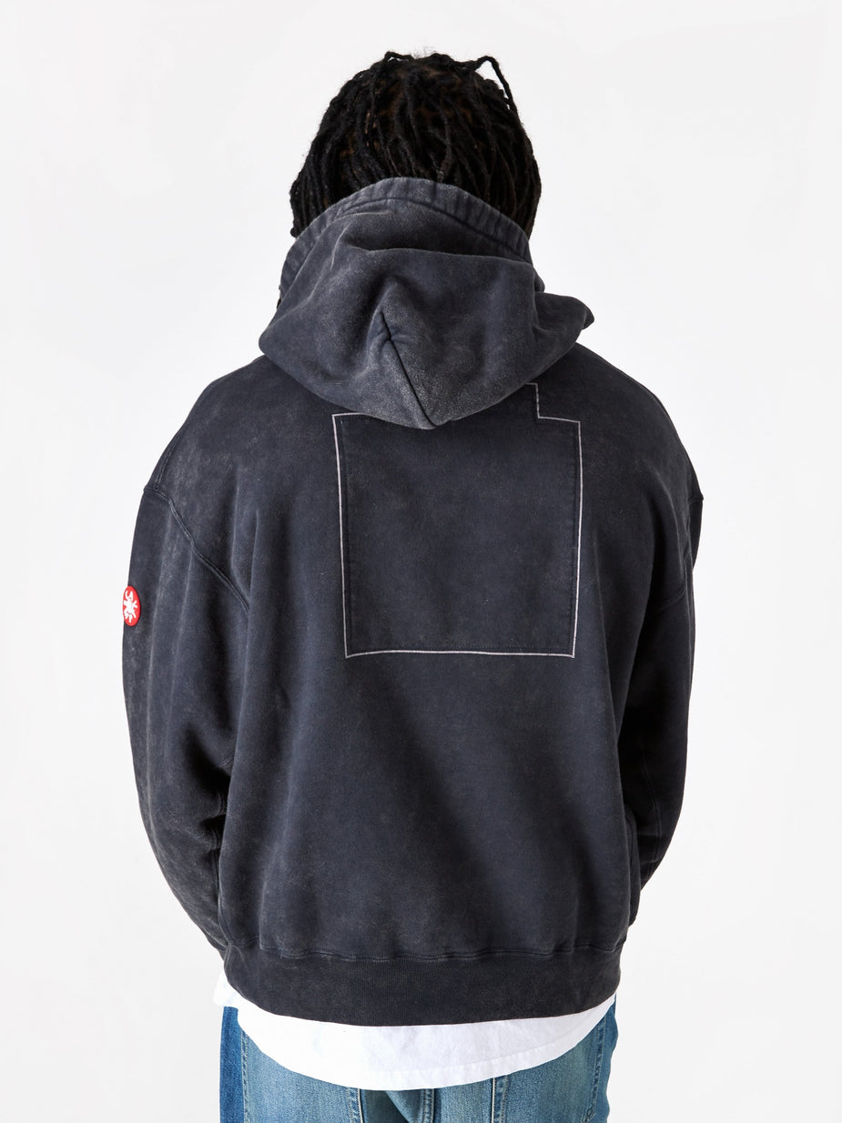 Cav Empt C.E Cav Empt Overdye Numbers Ziggurat Heavy Hoodie - Black - Black