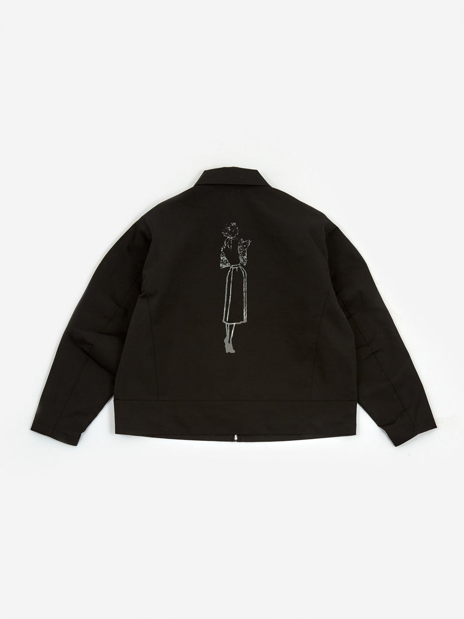Cav Empt C.E Cav Empt Ref Stamped Zip Jacket - Black - Black