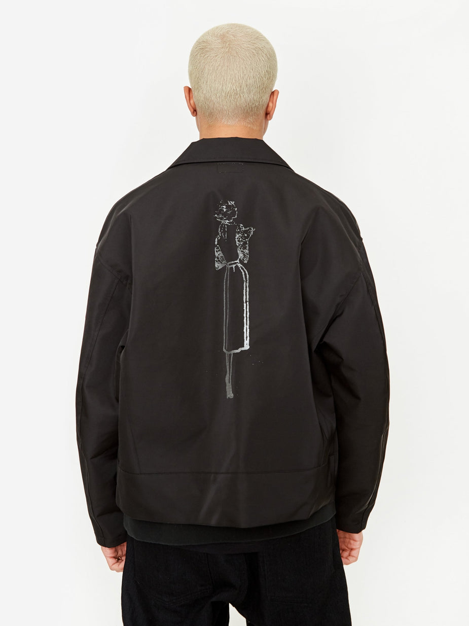 Cav Empt C.E Cav Empt Ref Stamped Zip Jacket - Black - Black