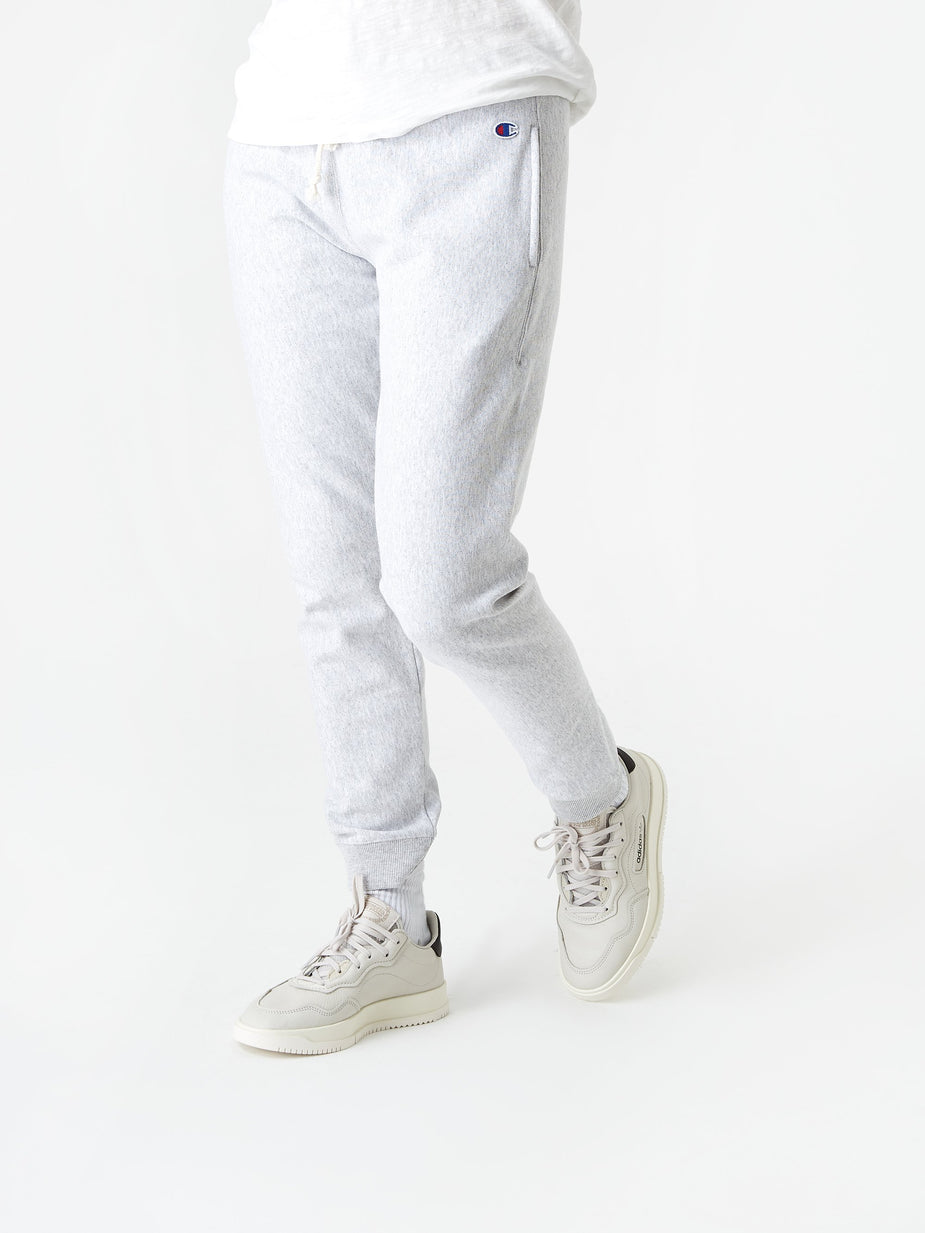 Champion Champion Reverse Weave Elastic Cuff Pants - Grey Marl - Grey