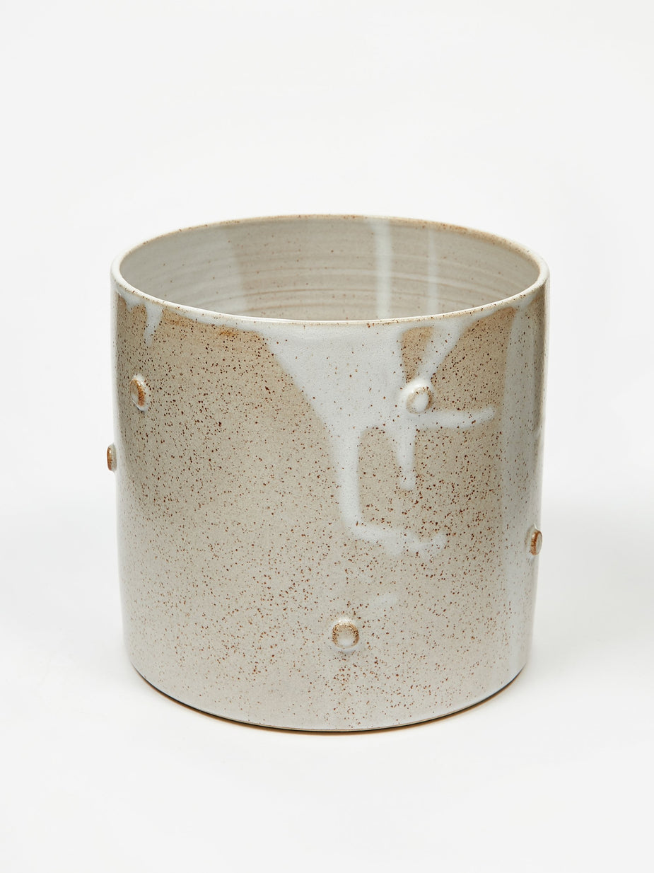 Charlotte Miller Charlotte Miller Large Glazed Disc Planter - Other