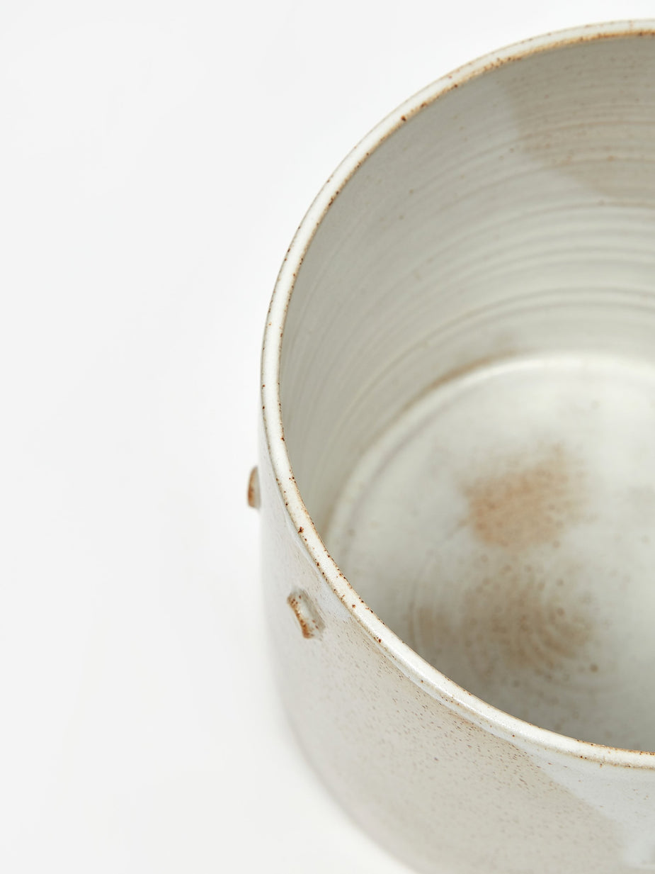 Charlotte Miller Charlotte Miller Large Glazed Disc Planter - Other