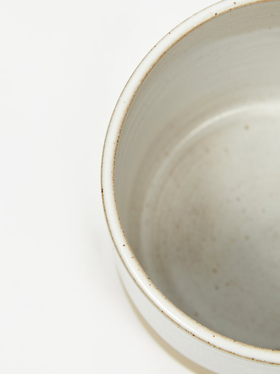 Charlotte Miller Charlotte Miller Medium Half Glazed Stoneware Planter - Other