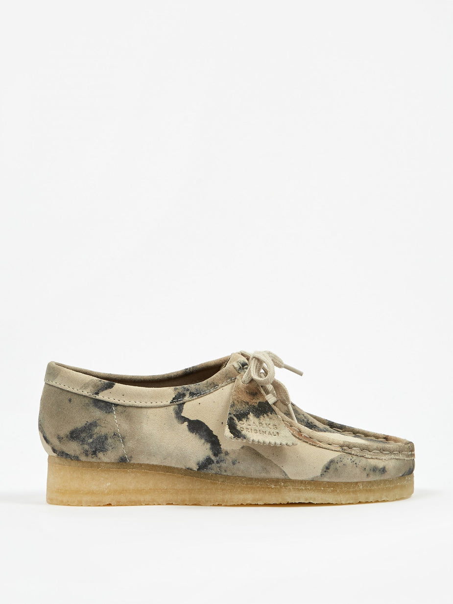 Clarks Originals Clarks Wallabee - Off White Camo - White
