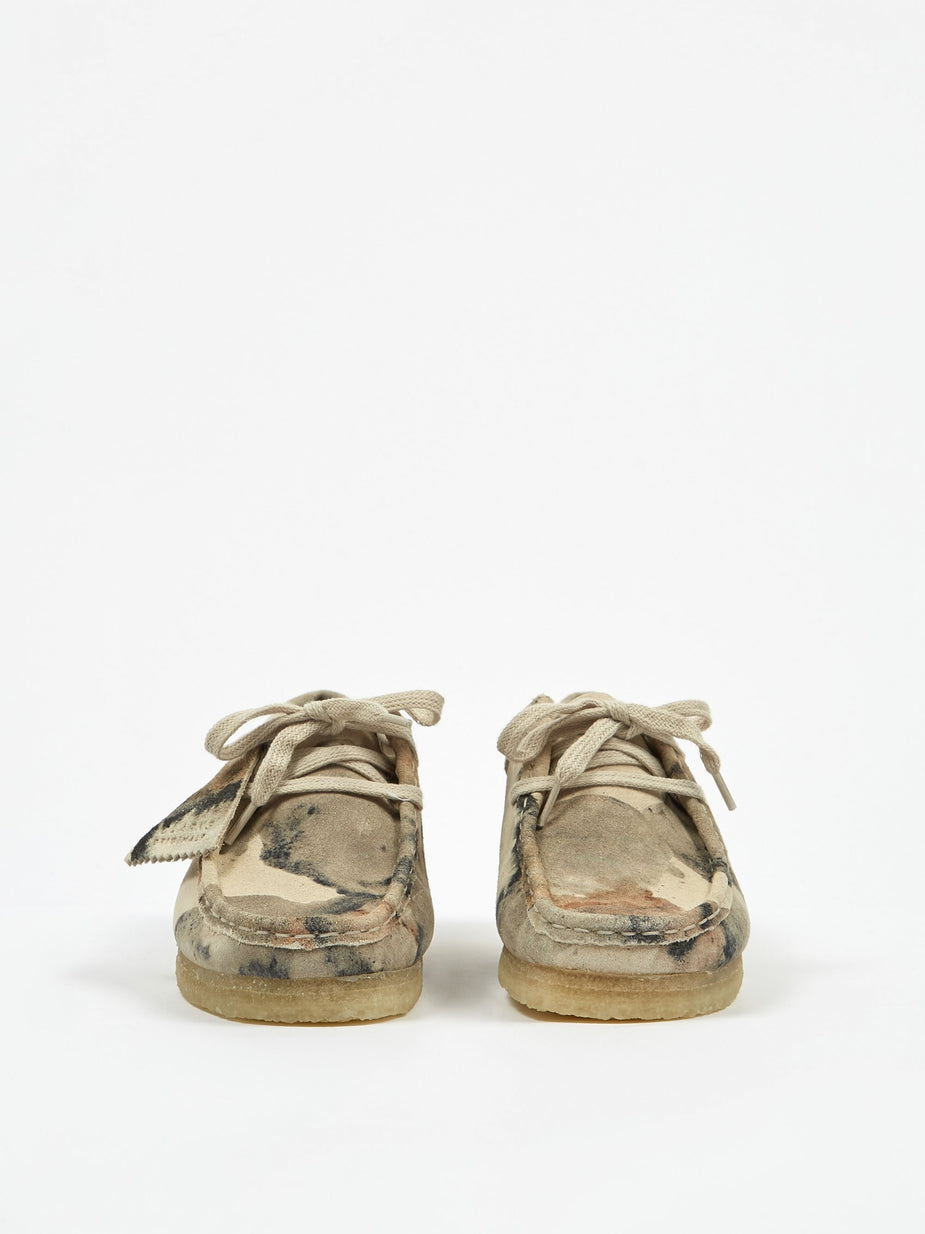 Clarks Originals Clarks Wallabee - Off White Camo - White
