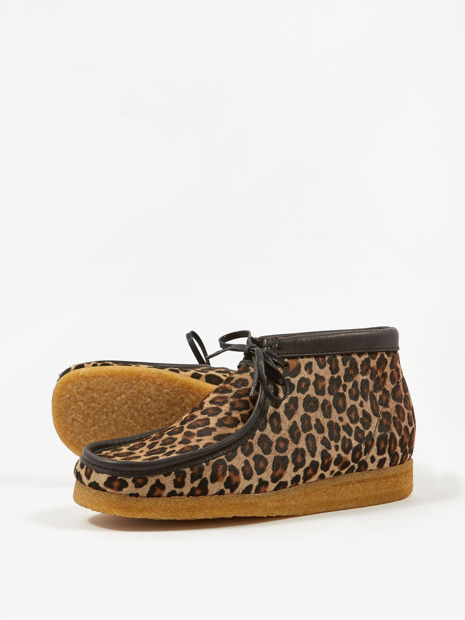 Clarks Originals Clarks Wallabee Boot - Leopard Print - Animal Print