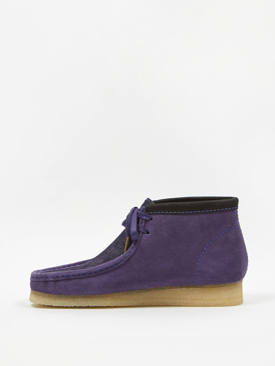 Clarks Clarks Wallabee Boot - Purple Interest - Purple