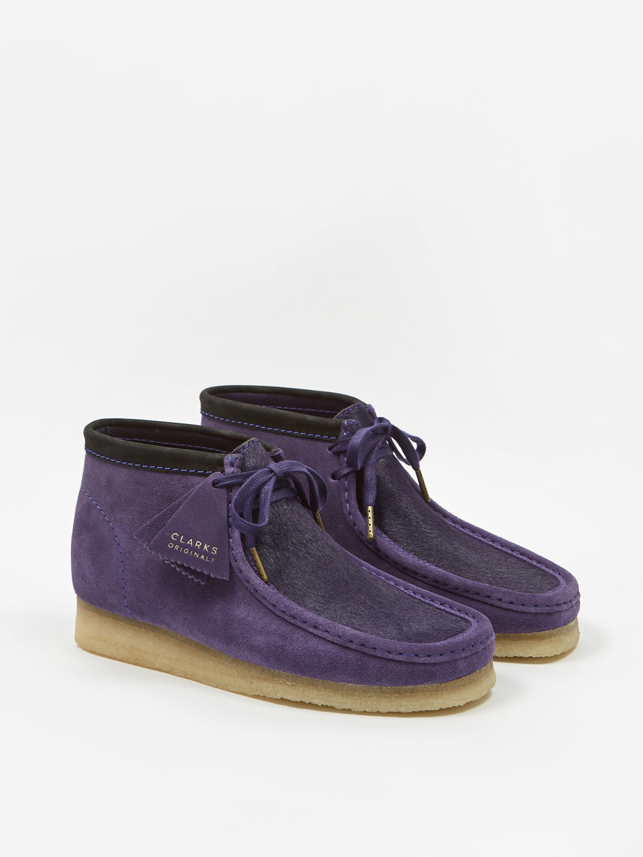 Clarks Clarks Wallabee Boot - Purple Interest - Purple