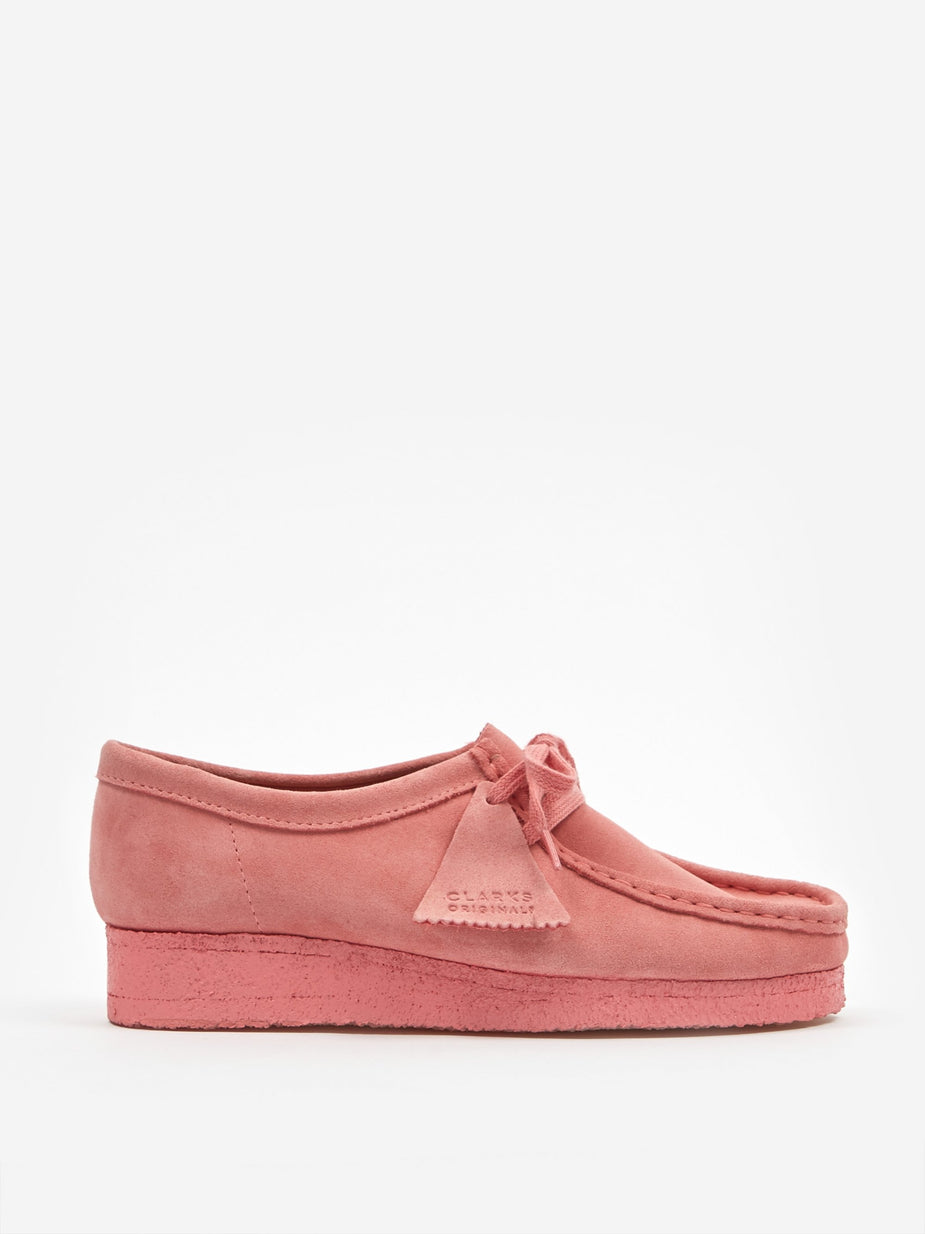 Clarks Originals Clarks Wallabee - Bright Pink Suede - Pink