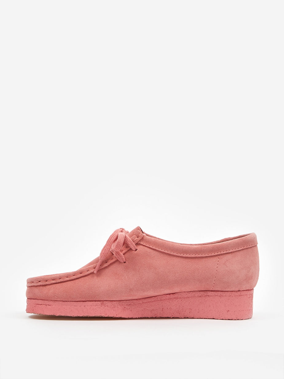 Clarks Originals Clarks Wallabee - Bright Pink Suede - Pink