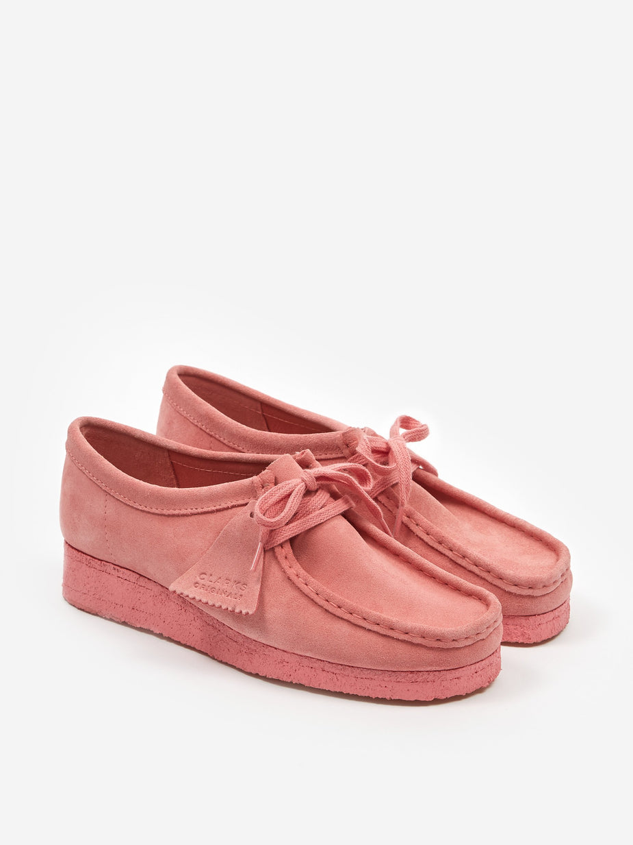 Clarks Originals Clarks Wallabee - Bright Pink Suede - Pink
