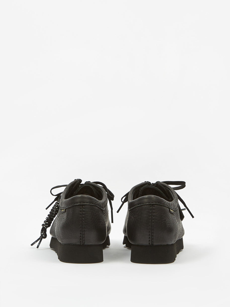 Clarks Clarks Wallabee Gore-Tex - Black Leather - Black