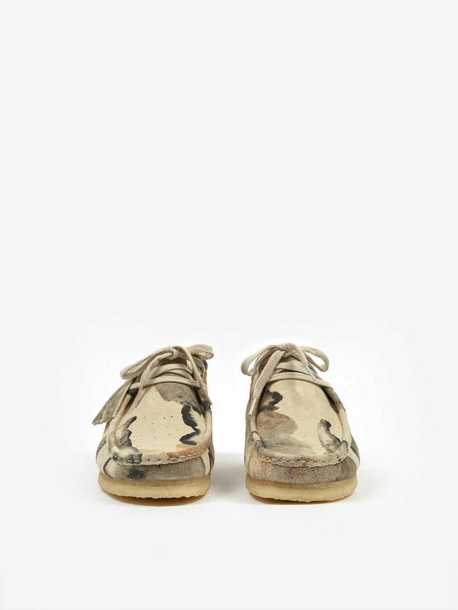 Clarks Originals Clarks Wallabee - Off White Camo - White