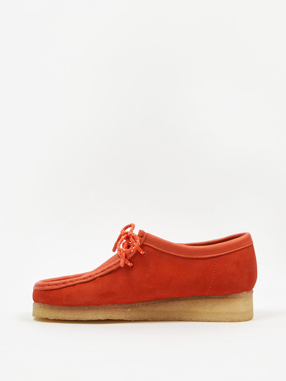 Clarks Clarks Wallabee - Red Combi Suede - Red