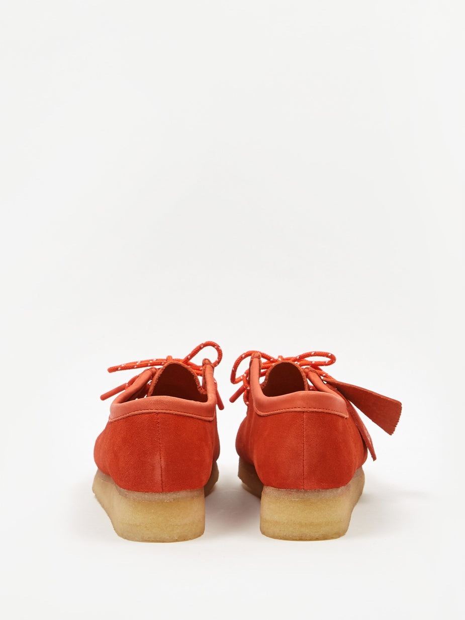 Clarks Clarks Wallabee - Red Combi Suede - Red
