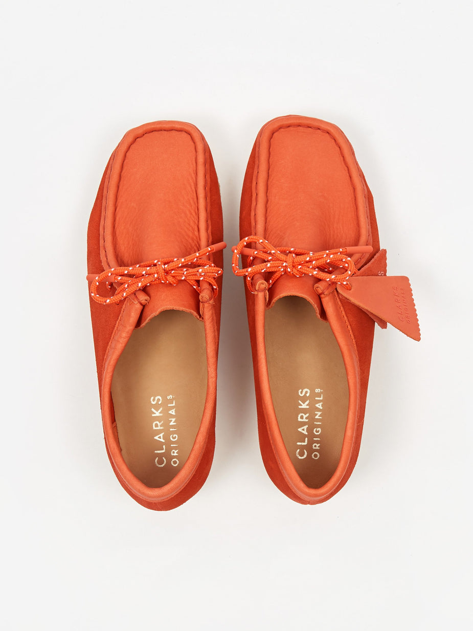 Clarks Clarks Wallabee - Red Combi Suede - Red