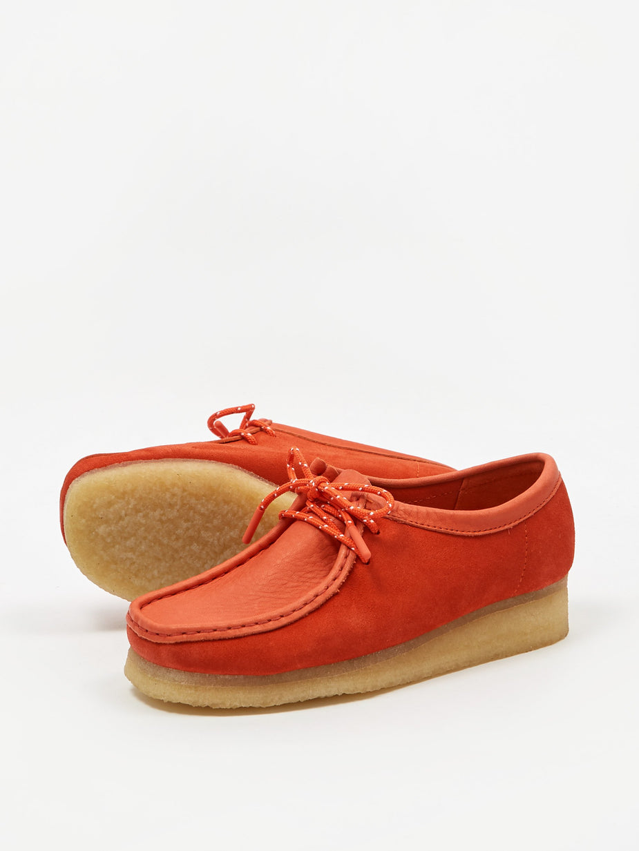 Clarks Clarks Wallabee - Red Combi Suede - Red