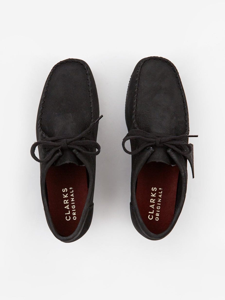 Clarks Originals Clarks Wallacraft Lo - Black Nubuck - Black