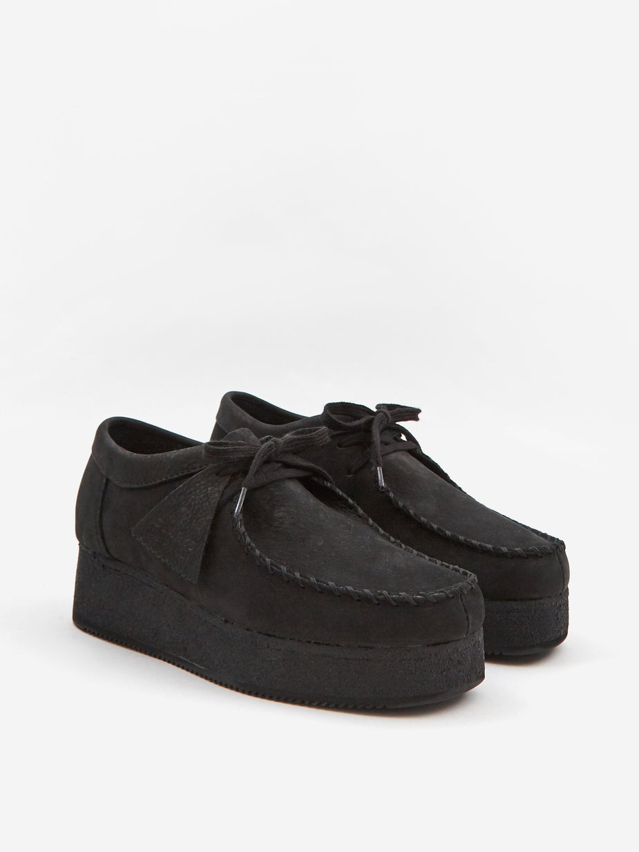Clarks Originals Clarks Wallacraft Lo - Black Nubuck - Black