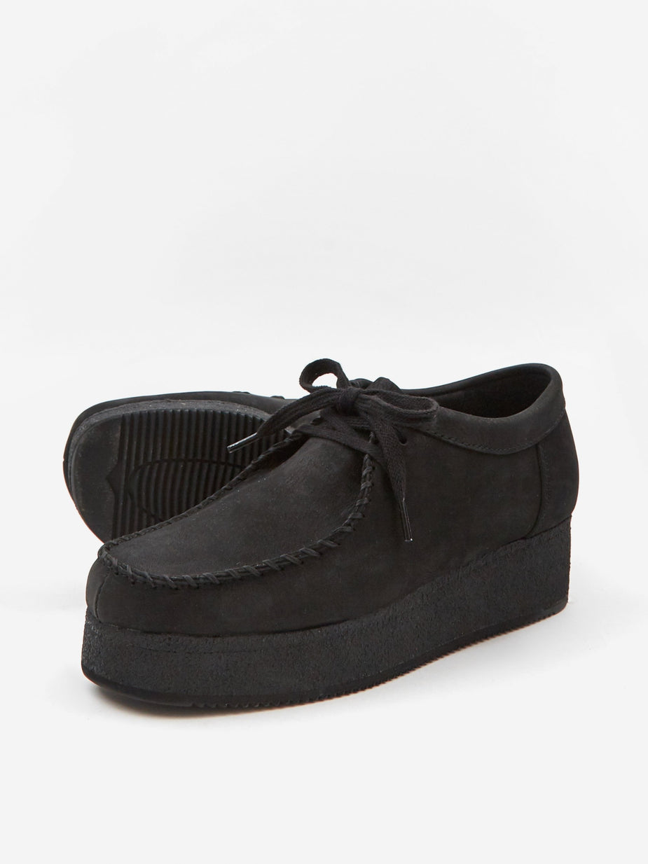 Clarks Originals Clarks Wallacraft Lo - Black Nubuck - Black