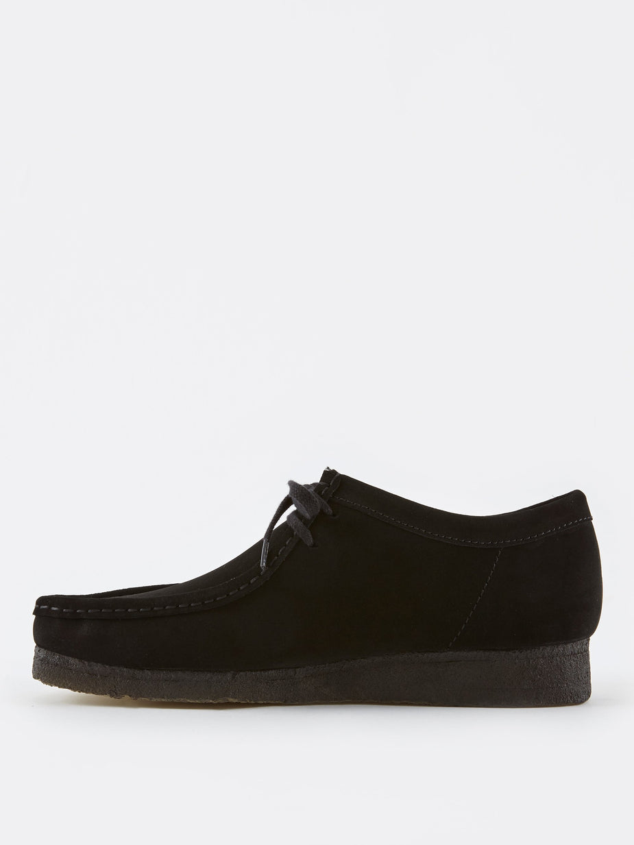 Clarks Originals Clarks Wallabee - Black Suede - Black