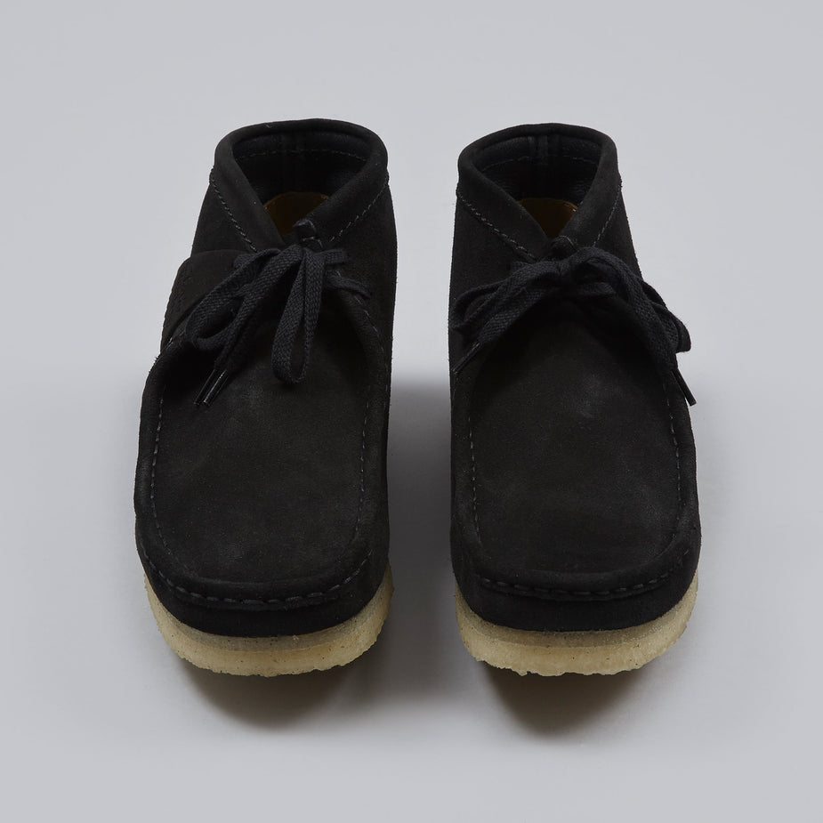 Clarks Originals Clarks Wallabee Boot - Black Suede - Black