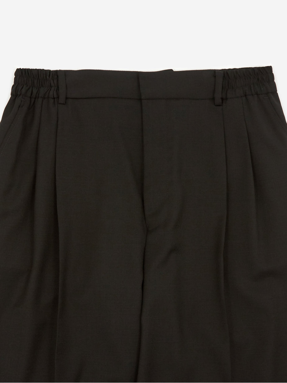 CMMN SWDN CMMN SWDN Jez Pleated Relaxed Fit Trouser - Black - Black
