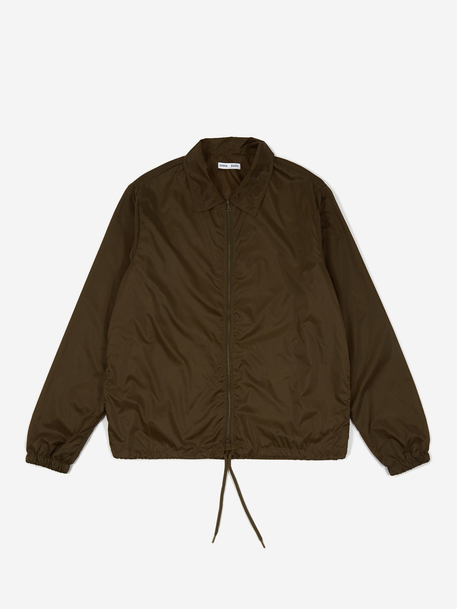 CMMN SWDN CMMN SWDN Shane Lightweight Coach Jacket - Moss Green - Green