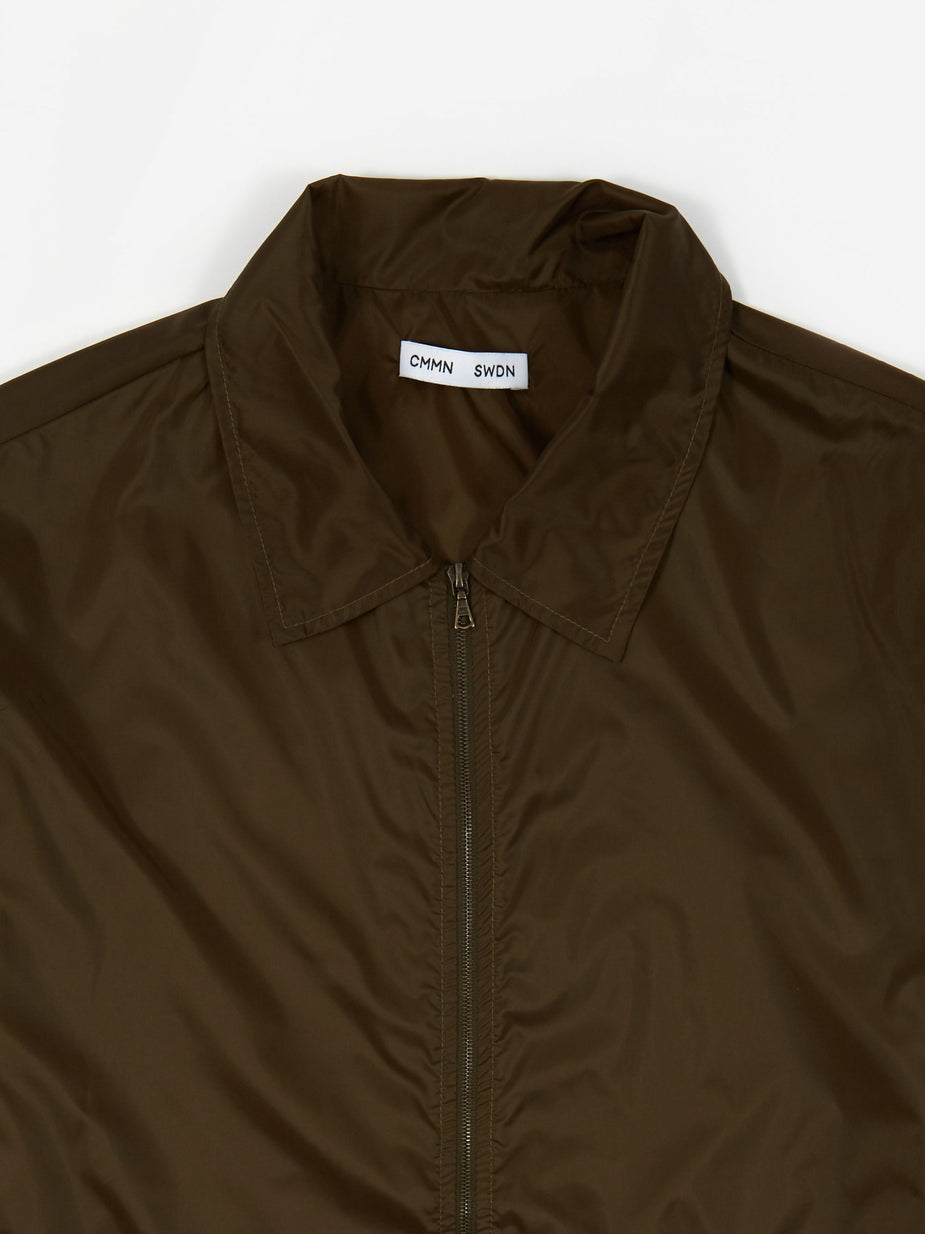 CMMN SWDN CMMN SWDN Shane Lightweight Coach Jacket - Moss Green - Green