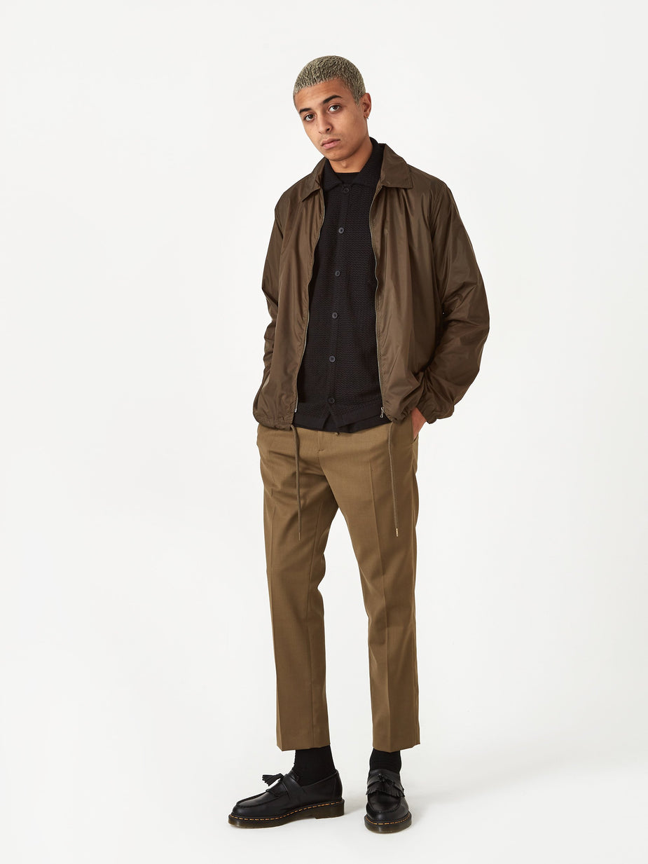 CMMN SWDN CMMN SWDN Shane Lightweight Coach Jacket - Moss Green - Green
