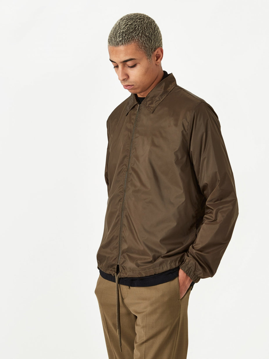 CMMN SWDN CMMN SWDN Shane Lightweight Coach Jacket - Moss Green - Green