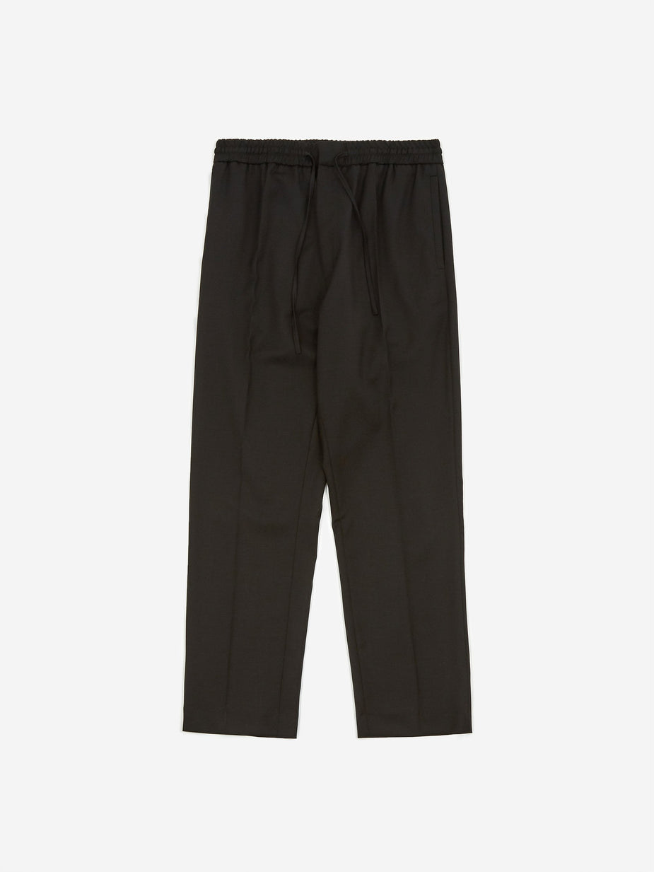 CMMN SWDN CMMN SWDN Stan Tapered Drawstring Trouser - Black - Black