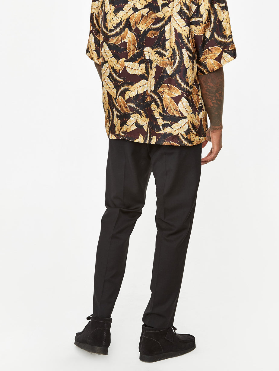 CMMN SWDN CMMN SWDN Stan Tapered Drawstring Trouser - Black - Black