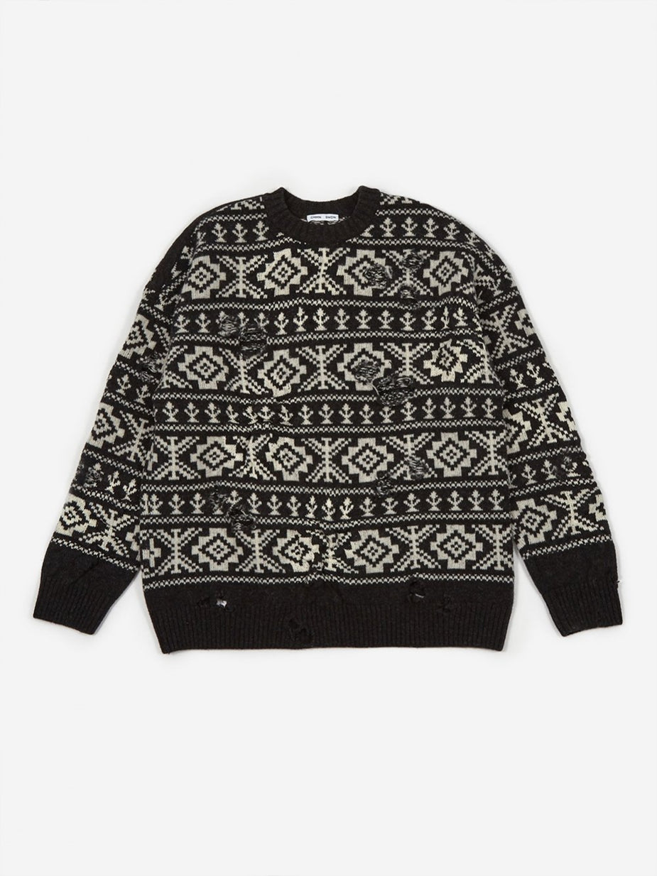 CMMN SWDN CMMN SWDN Theis Relaxed Fit Jumper - Fairisle - Other