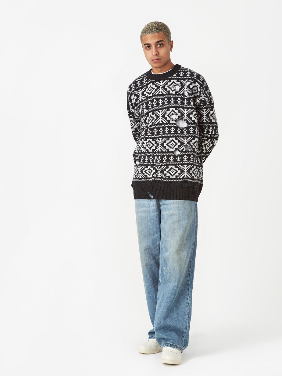 CMMN SWDN CMMN SWDN Theis Relaxed Fit Jumper - Fairisle - Other