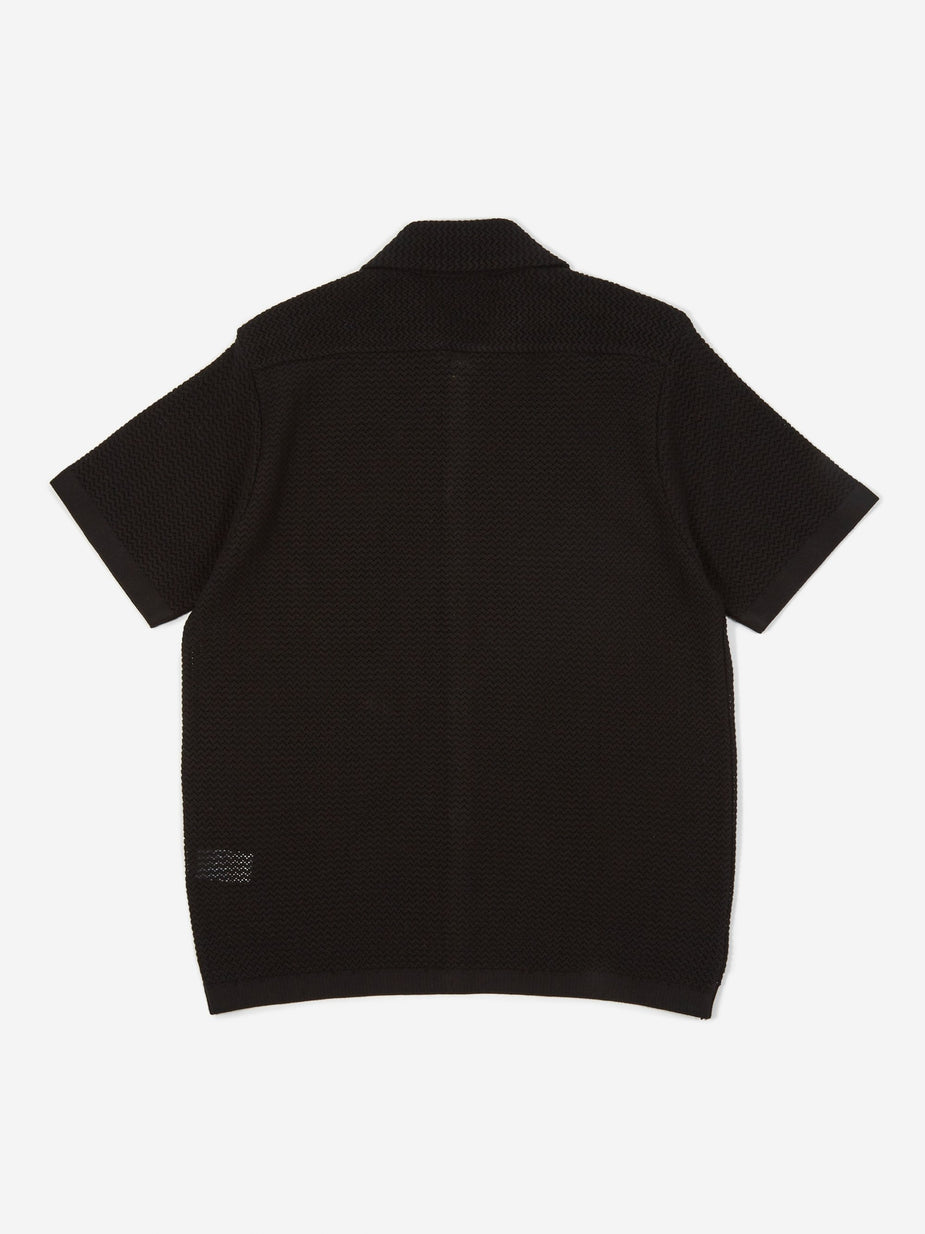 CMMN SWDN CMMN SWDN Wes Knitted Shortsleeve Shirt - Multi Stripe - Multi