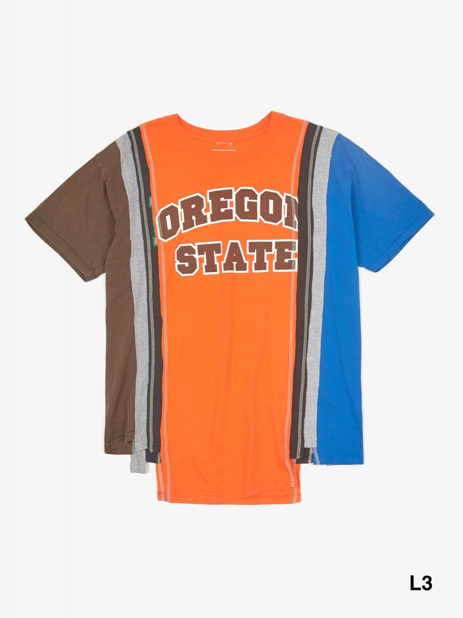 Needles Needles Rebuild 7 Cuts College T-Shirt - Assorted - Multi