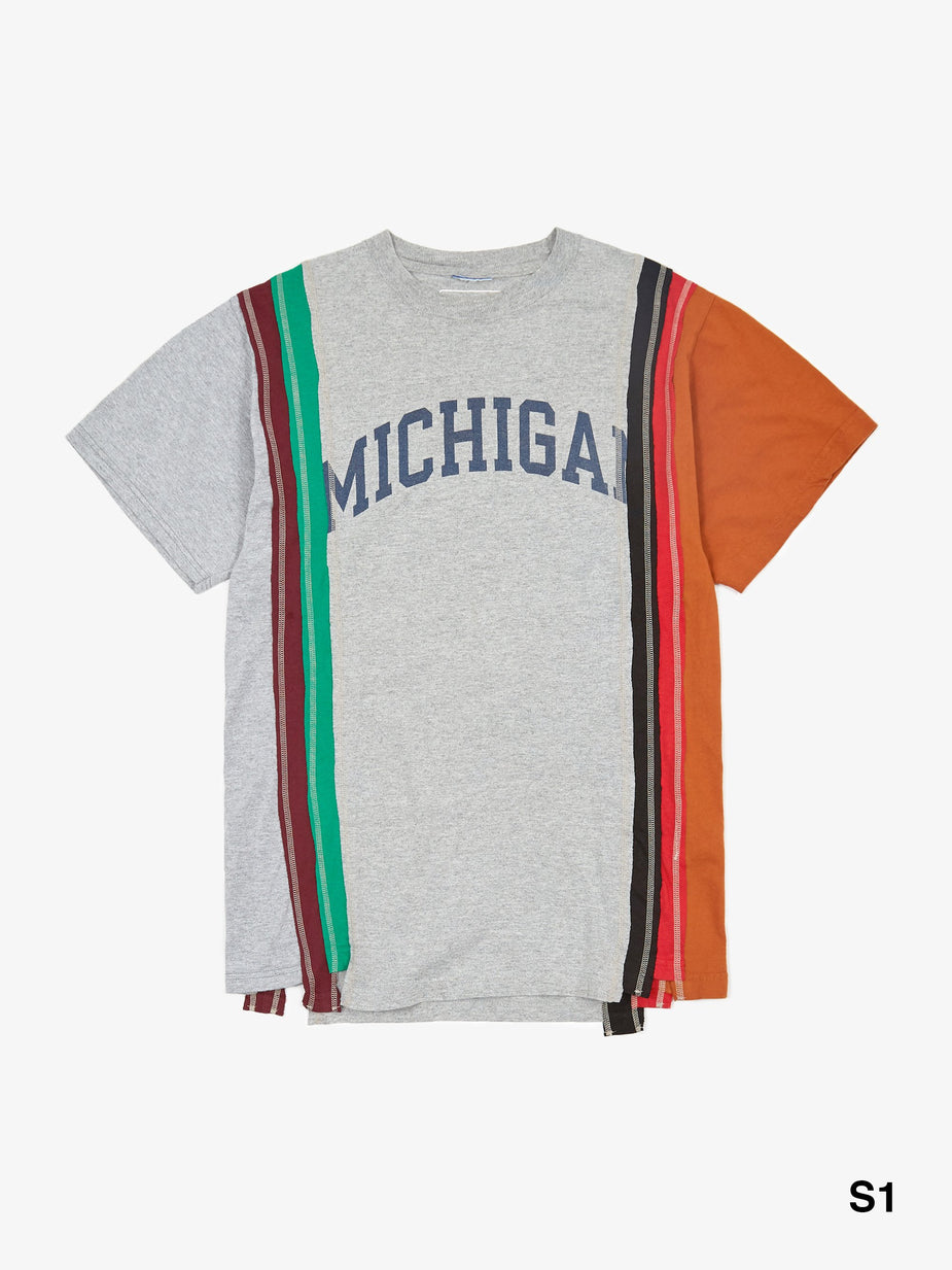 Needles Needles Rebuild 7 Cuts College T-Shirt - Assorted - Multi