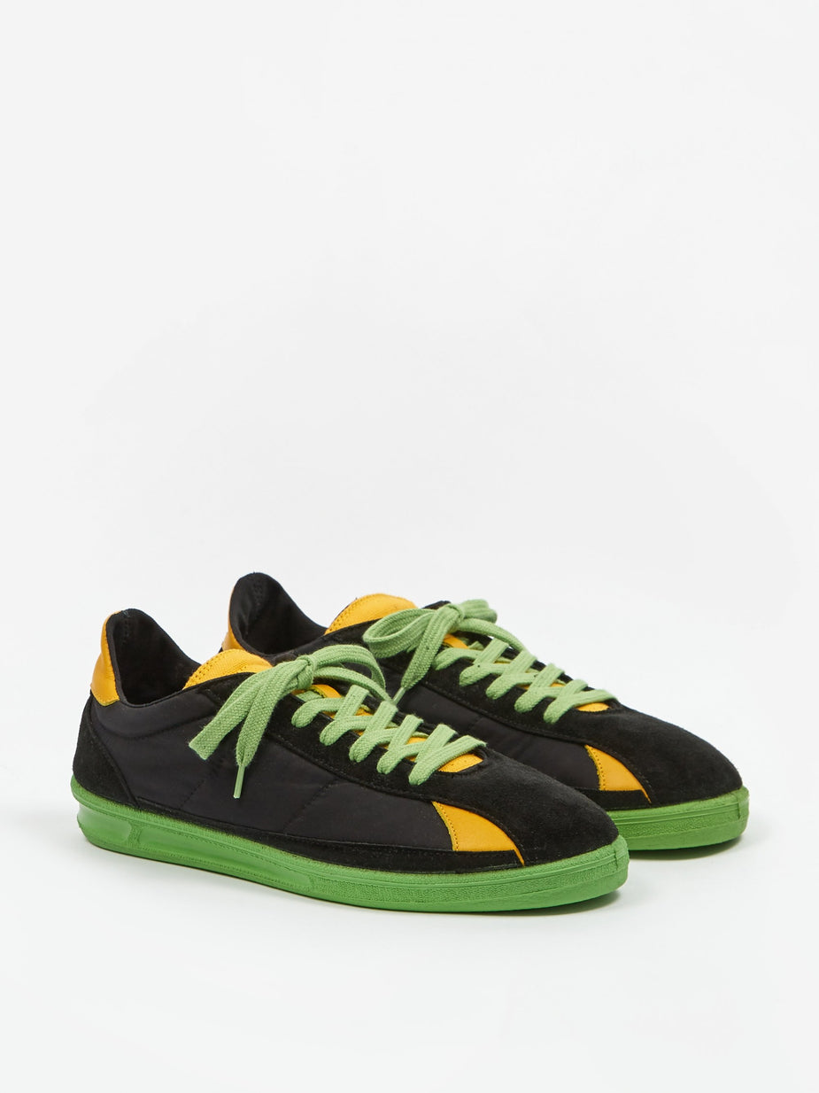 Comme Des Garçons Shirt Comme Des Garcons Shirt Double Layer Gym Shoe - Black/Yellow - Yellow