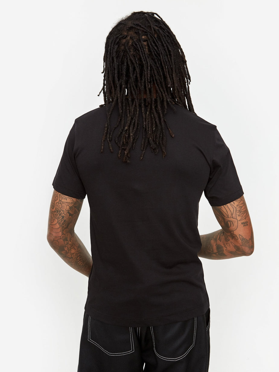 Comme Des Garçons Shirt Comme Des Garcons Shirt Logo Print Shortsleeve T-Shirt - Black - Black