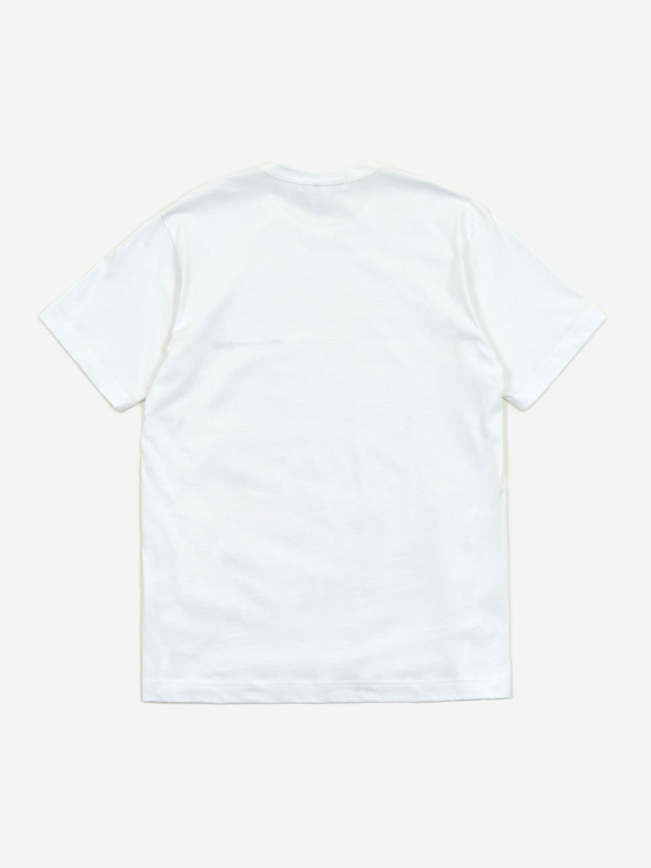 Comme Des Garçons Shirt Comme Des Garcons Shirt Logo Print Shortsleeve T-Shirt - White - White