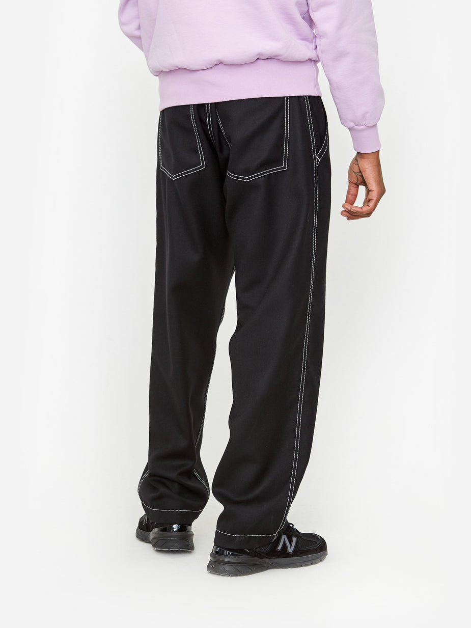 Comme Des Garçons Shirt Comme Des Garcons Shirt Wool Trouser - Black - Black