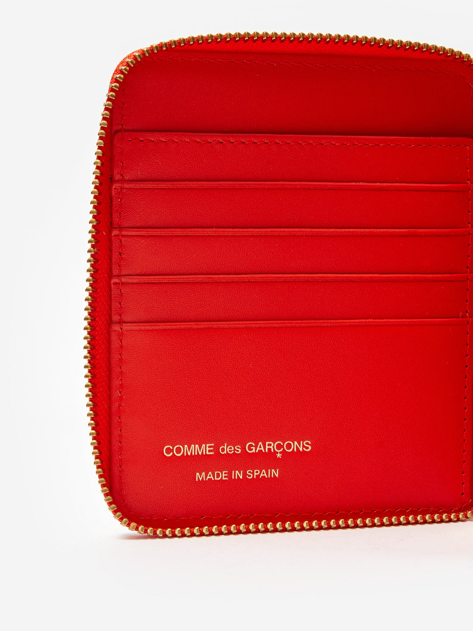 Comme des Garcons Wallets Comme Des Garcons Wallet Classic Leather M - (SA2100) - Orange - Orange