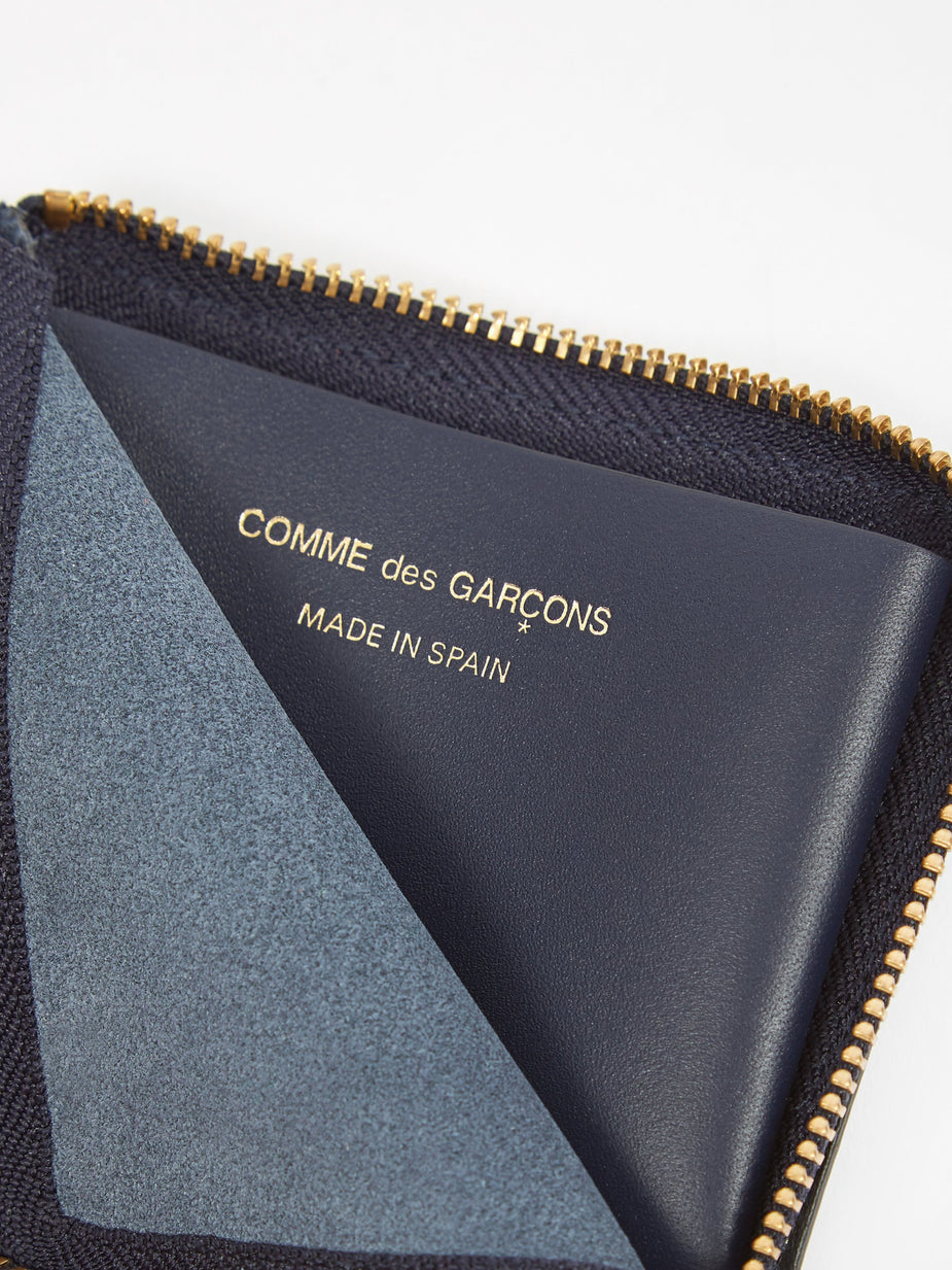 Comme des Garcons Wallets Comme des Garcons Wallets Classic Leather (SA3100) - Navy - Blue