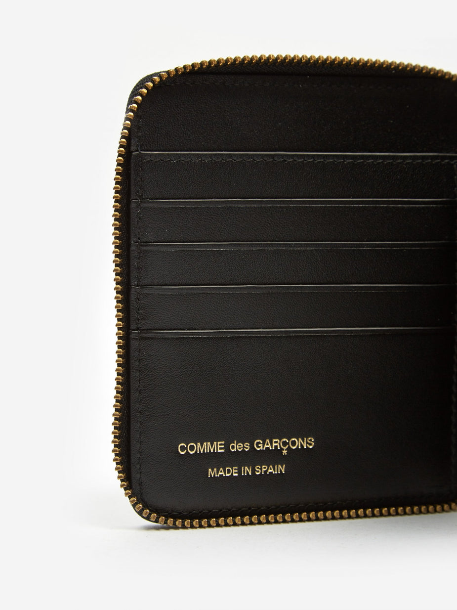 Comme des Garcons Wallets Comme des Garcons Wallet Embossed Logotype M (SA2100EL) - Black - Black